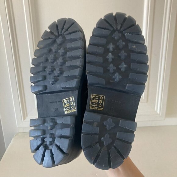 NWOB Free People Mackenzie Black Patent Leather MJ Loafers Sz 37 - Picture 7 of 7